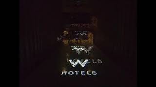 Interactive Floor Projection in Hotel Lobby W Resort, Samui, Thailand