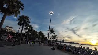 Pattaya  beach walking