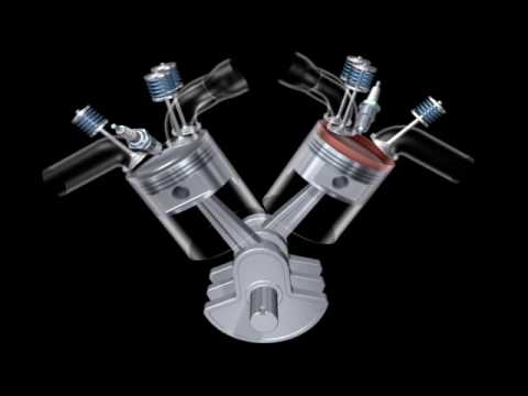 FUNCIONAMENTO DO MOTOR EM V 4 TEMPOS