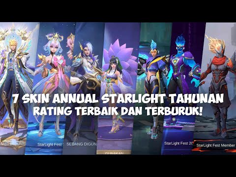 7 REVIEW SKIN ANNUAL STARLIGHT TERBAIK DAN TERBURUK RATING SKIN ANNUAL MOBILE LEGENDS