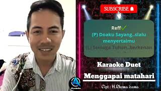 Download lagu MENGGAPAI MATAHARI | Karaoke duet cewe | SMULE mp3