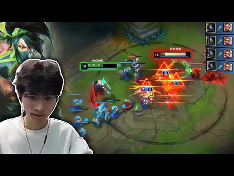 When BeiFeng Loss His Main : Akali vs Qiyana - Engsub