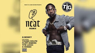 Q Money Feat. Young Dolph, YFN Lucci, Flipp Dinero &amp; G Herbo &quot;Neat Remix&quot; (DGB Exclusive - Audio)