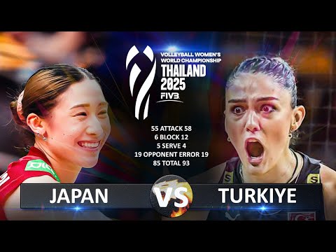 Japan vs Turkiye | Semifinal 1 | Women's World Championship 2025