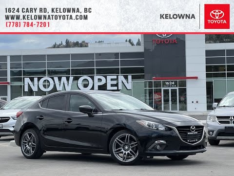 Black 2014 Mazda Mazda3 GS 6-Speed Manual Review Kelowna BC - Kelowna Toyota