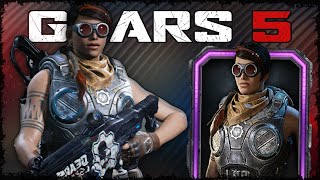 Gears 5: New Character Skin - KAIT DESERT ARMOR GAMEPLAY!