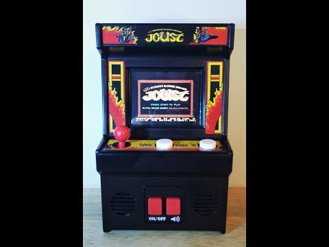 Joust Basic Fun Mini Arcade Game Play and commentary