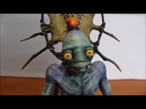 Oddworld: Abe's Oddysee Resin statue by Lorenzo Di Vincenzo (Amateur preview cam-studio)