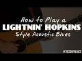 Lightnin Hopkins Lesson - Double Bass with a Lick | Tuesday Blues #025