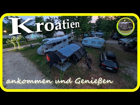 First days with a tent in Croatia, Istria, Adriatic Sea #camping #vacation #campingwithheart #cam...