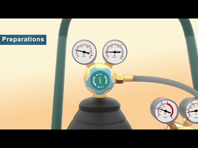 Oxy - Acetylene gas cutting - Circular cutting (Manual)