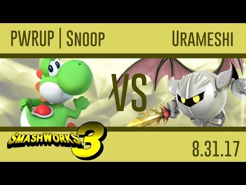 PWRUP | Snoop (Yoshi) vs Urameshi (Meta Knight) - SmashWorks 3 - Wii U