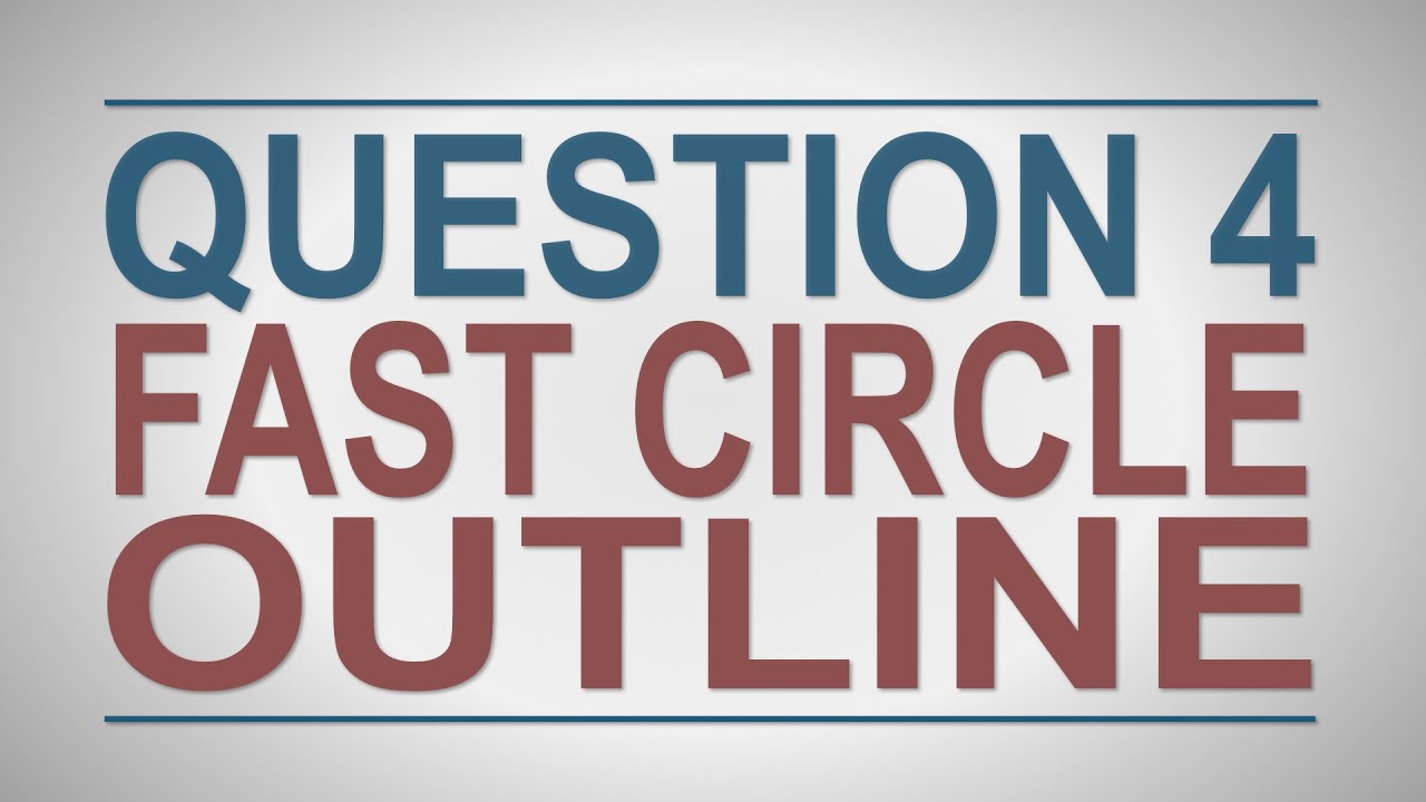 Efficient DDA Circle Outlines