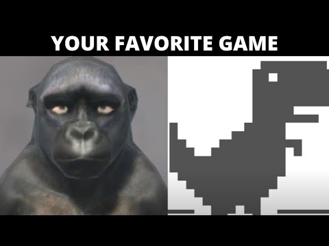 POOJECTILE GORILLA BECOMING CANNY POV YOUR FAVORITE GAME -ARBS