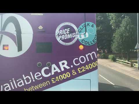Full Route Visual | Arriva Leicester 84 - Leicester to Lutterworth | 4008 (FJ56 OBF)