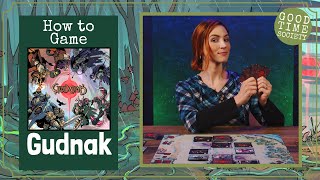 How to Play Gudnak a Tactical Card Game - How to Game with Becca Scott