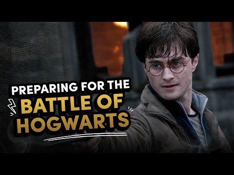 Hogwarts Prepares for Battle | The Deathly Hallows