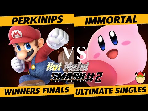 Hot Metal Smash #2 Winners Finals - Perkinips (Mario) vs. Immortal (Kirby, Bowser) - SSBU