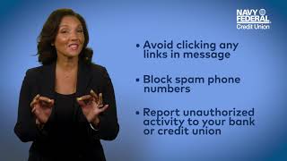 Money Minute - Navy Federal | How to Spot and Avoid Scam Text Messages
