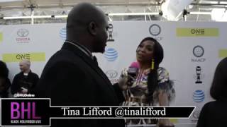 Tina Lifford at NAACP Awards 2017