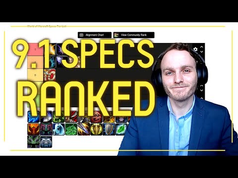 9.1 Shadowlands Class/Spec Tier List Rankings (SPEEDRUN) - Ultimate Big Duck Guide No Givebacksies