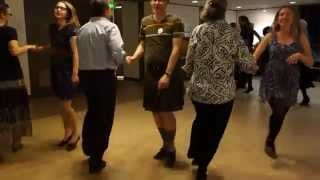 preview picture of video 'RSCDS Seattle - Spring Ceilidh 2014 - Grassmarket Reel'