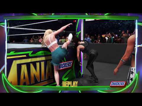 WWE 2K20 Gameplay - Stephanie McMahon vs. Liv Morgan & Cassidy Fuller