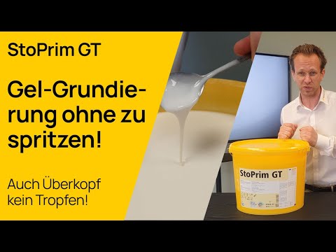 StoPrim GT - Gel-Grundierung ohne zu spritzen!