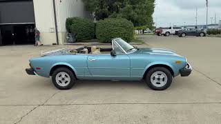 1981 Fiat 124 Spider 2000 Walk Around