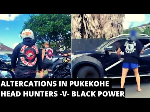 Black Power -v- Head Hunters in Pukekohe