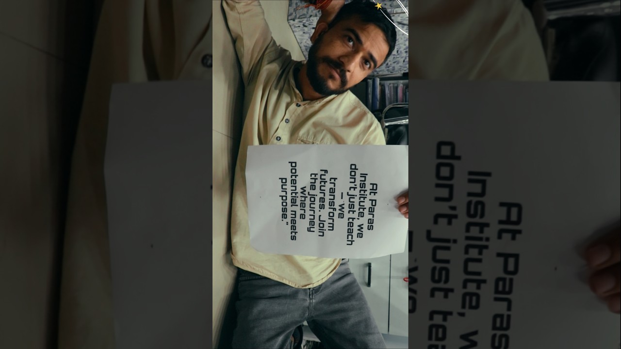 🎓At Paras Institute, we don’t just teach — we transform futures.