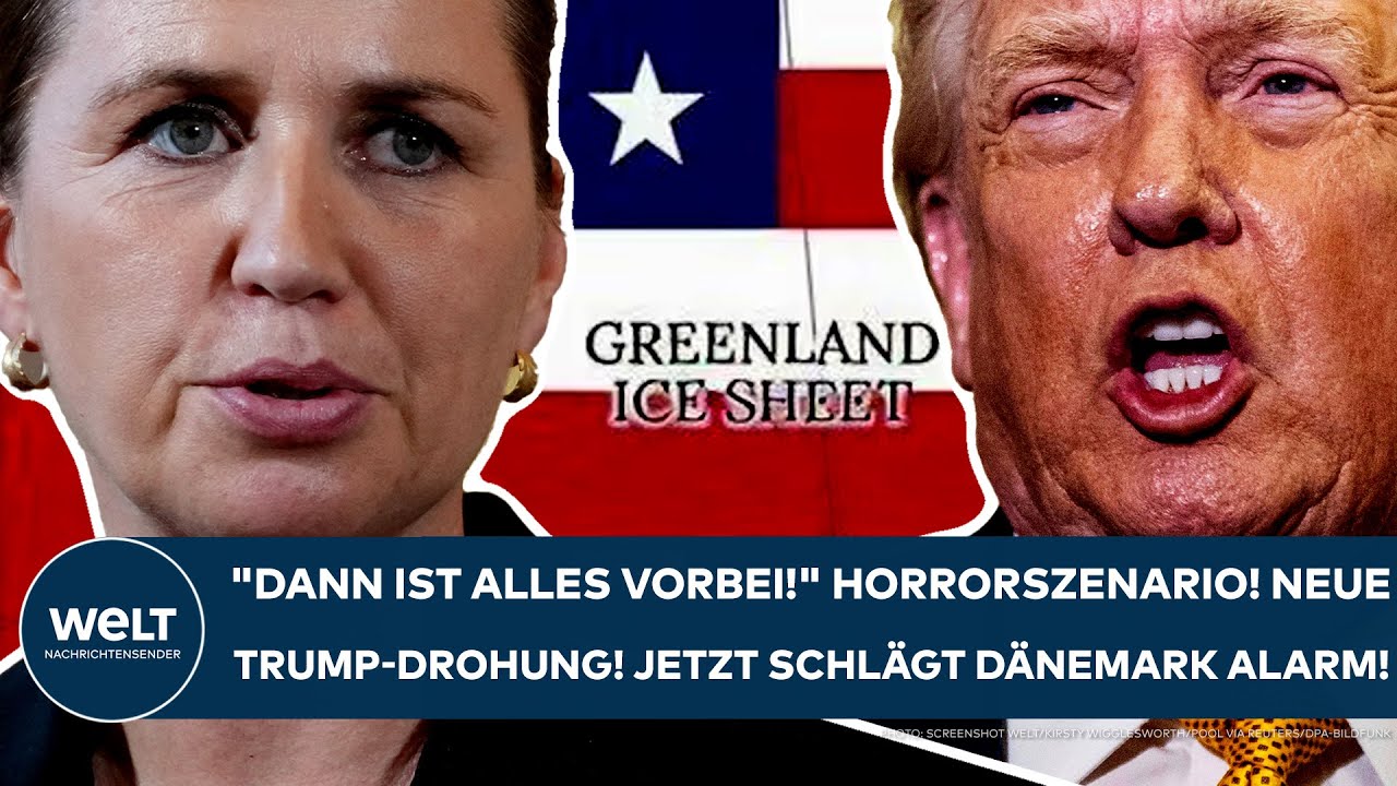 GRÖNLAND: "Dann ist alles vorbei!" Horrorszenario! Dänemark schlägt nach neuer Trump-Drohung Alarm!
