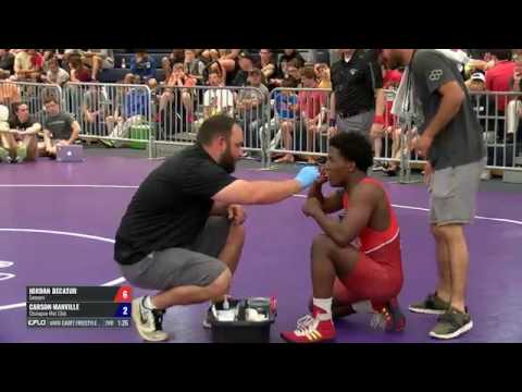 58 RR Rnd 2 - Jordan Decatur (Seasons) vs. Carson Manville (Shakopee Mat Club)