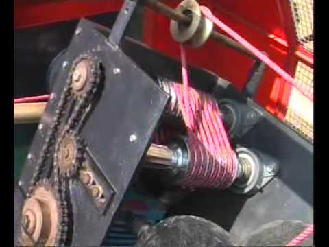 how to make rope from yarn by automatic rope making machine.
