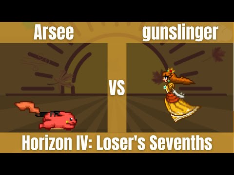 Horizon IV: SSF2 Losers Sevenths - Arsee (Pikachu) vs gunslinger (Peach)