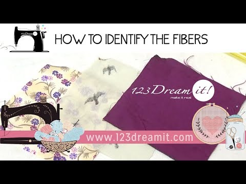 IDENTIFY DIFFERENT TYPES OF TEXTILE FIBERS