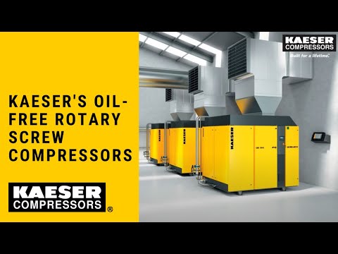 KAESER Portable Oil-free Rotary Screw Air Compressor with air-cooling