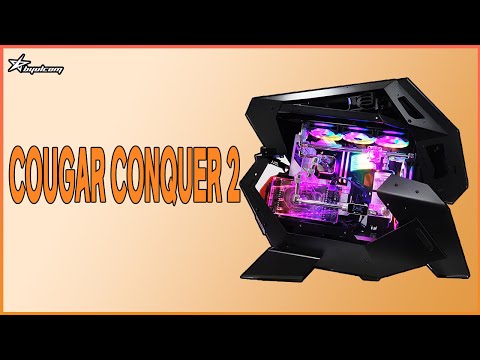 PC Build | COUGAR CONQUER 2 Custom Water Cooling PC with an attractive design