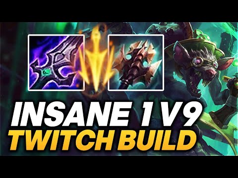 Unbelievable Twitch ADC 1v9 Carry in Master - Twitch ADC Gameplay
