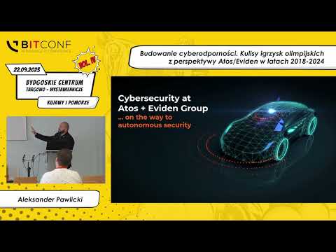 bITConf 2023 - [Aleksander Pawlicki] Budowanie cyberodporności. Kulisy Igrzysk Olimpijskich...