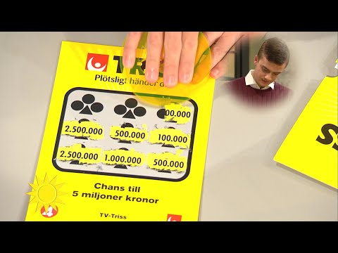 Här skrapar han fram trissvinsten till farmor: "Hej då!" - Nyhetsmorgon (TV4)