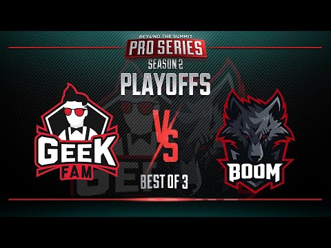 Geek Fam vs BOOM Game 3 - BTS Pro Series 2: SEA - Winners' Final w/ Fluke & Danog