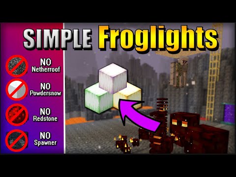 SIMPLE FROGLIGHT FARM TUTORIAL 🐸 (Java) | Minecraft 1.19 + 1.20.1
