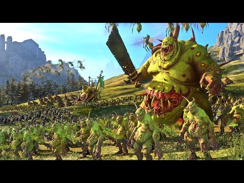 Nurgle Vs Tzeentch | Huge cinematic Battle | Total War Warhammer 3
