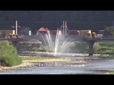 Treni merci di Slovenia tra Lasko, Celjie e Svenica