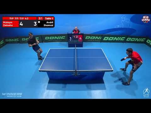 22:30 Maksym Deineha 3-1 Andrii Shamrai West 5 WIN CUP 29.10.2022 | TABLE TENNIS WINCUP