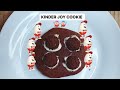 How to make Kinder Joy Cookie with 3 ingredients ! 🍪🎉