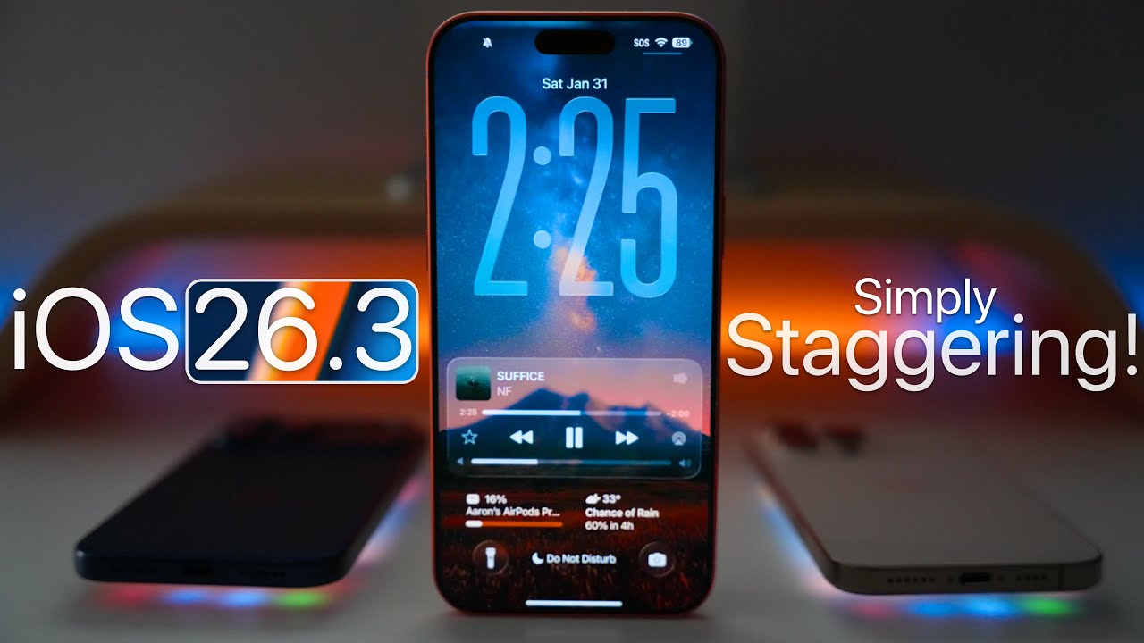 iOS 26.3 - Simply Staggering!