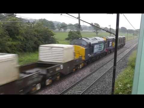 20303/20304 with 20305/37688 DIT 6K73 Sellafield - Crewe flasks 5th July 2012