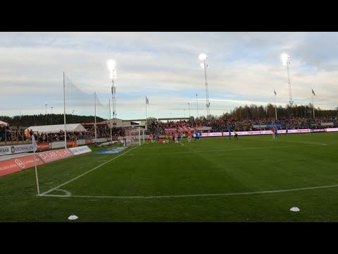 Degerfors IF - Halmstad 2-1 gättächans för Halmstad i slutendan